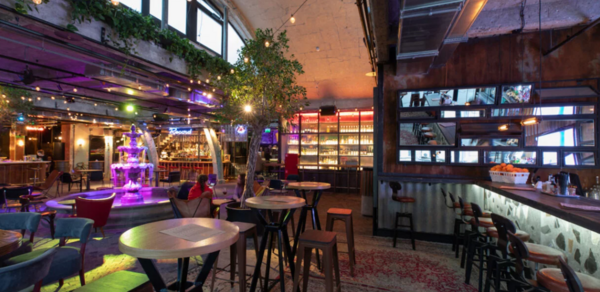 Бар Профсоюз. Банкетная площадка в стиле лофт