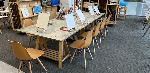 Огороженная художественная лофт-студия