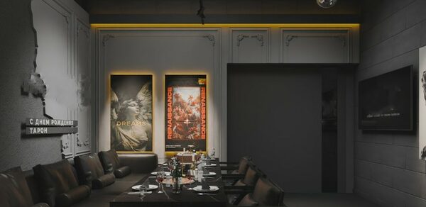 Лофт в стиле элегантной эпохи Ренессанса с верандой на крыше