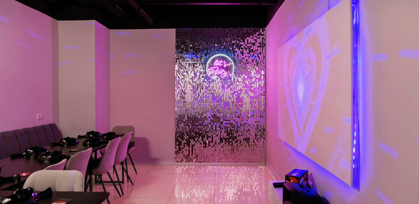 Лофт-зал с караоке и диско-шаром