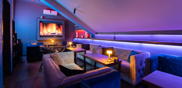 Двойной лофт на мансардном этаже