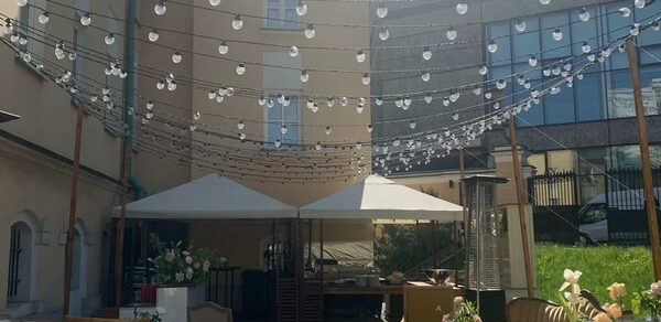 Роскошный банкетный зал в усадьбе Муравьевых-Апостолов