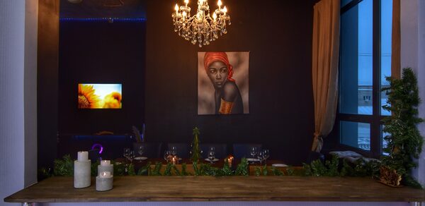 Тёмный уютный лофт