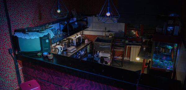 Лофт в стилистике видео-салона