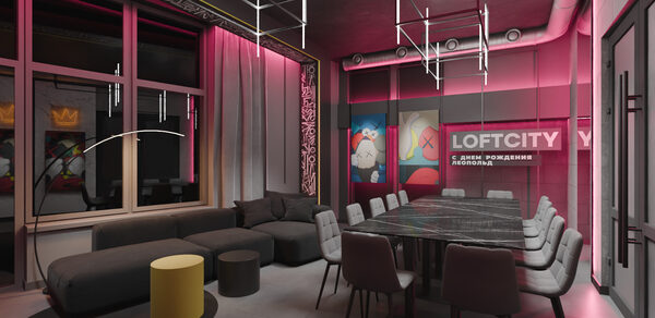 ИглуЛофт. Love is. Лофт с футуристичным интерьером
