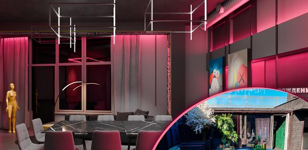 ИглуЛофт. Love is. Лофт с футуристичным интерьером