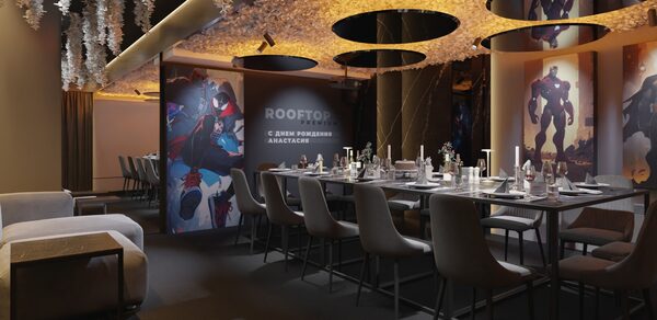 ИглуЛофт. Зал Тёмный рыцарь