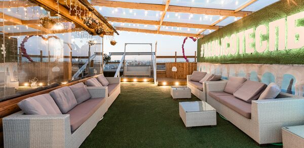 Пространство с сауной на крыше "На высоте" 