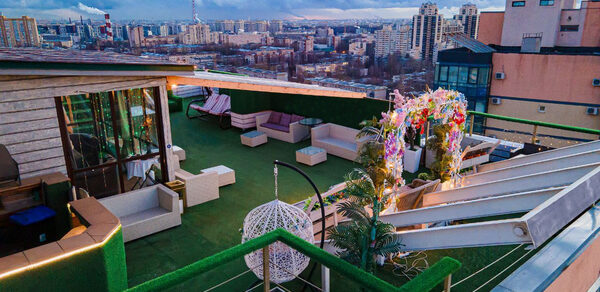 Пространство с сауной на крыше "На высоте" 