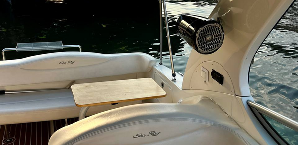 Современный восьмиместный круизный катер