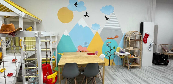 Светлый лофт для детских мероприятий