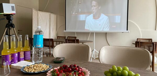 Уютная площадка с атмосферой пляжного отдыха