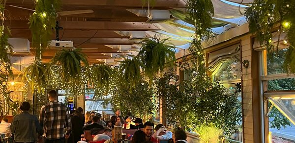 Blush Lounge (Блаш Лаунж). Банкетный зал с зеленью