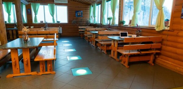 Совиньон. Банкетный зал на территории горнолыжного курорта