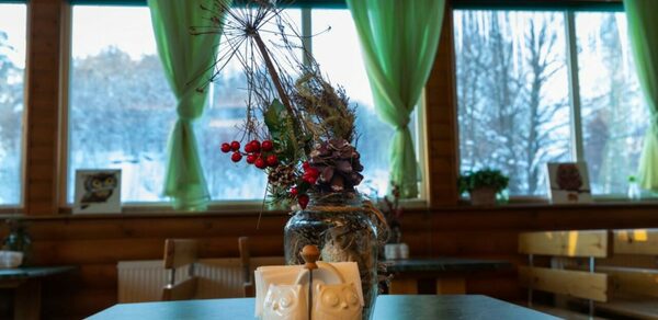 Совиньон. Банкетный зал на территории горнолыжного курорта