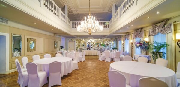 Гусятникоff. Банкетный зал в стиле усадьбы 18 века