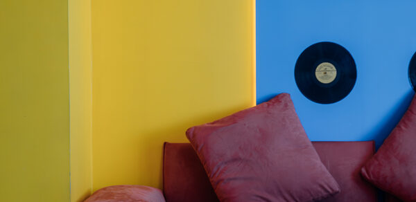 Зал Караоке. Яркое пространство в стиле pop-art