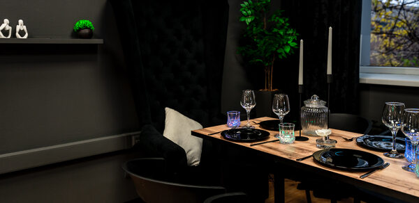 Стильный черный лофт с Алисой