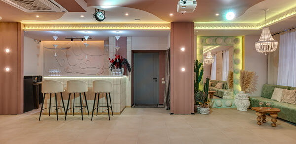 Лофт в спокойных бежевых тонах