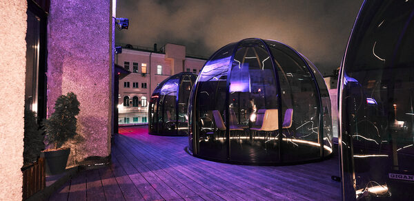 Гримёрка. Купол на крыше