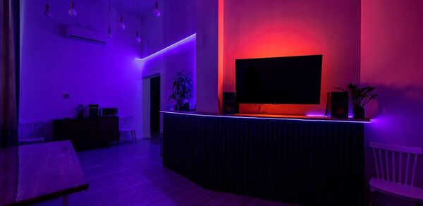 Лофт Сканди. Зал в скандинавском стиле