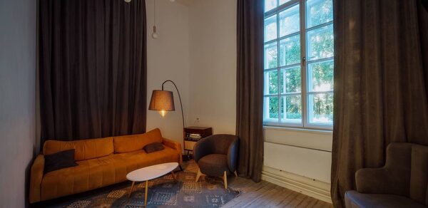 Лофт Сканди. Зал в скандинавском стиле