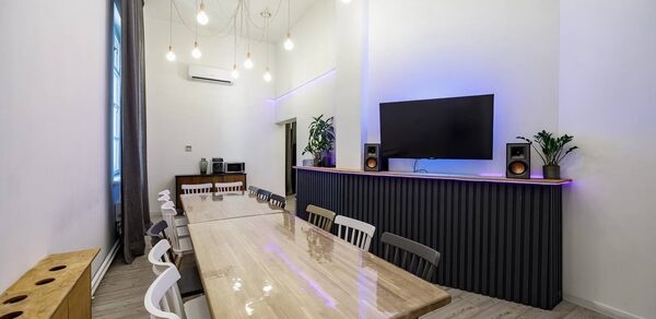 Лофт Сканди. Зал в скандинавском стиле