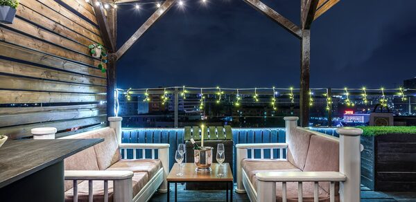 Панорамный лофт с выходом на крышу