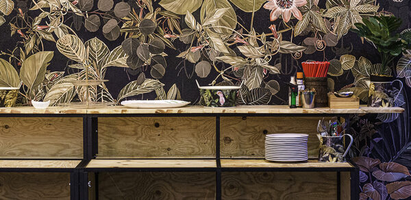 Лофт для вечеринок с коктейльным баром 