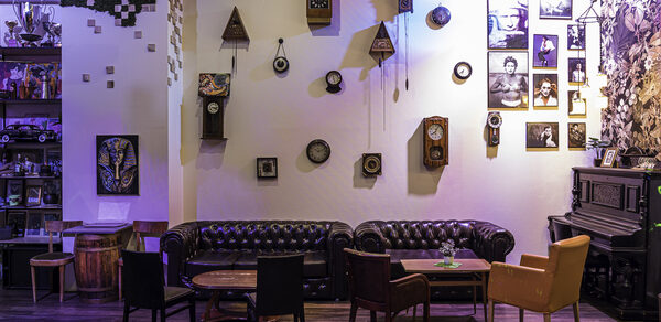 Лофт для вечеринок с коктейльным баром 