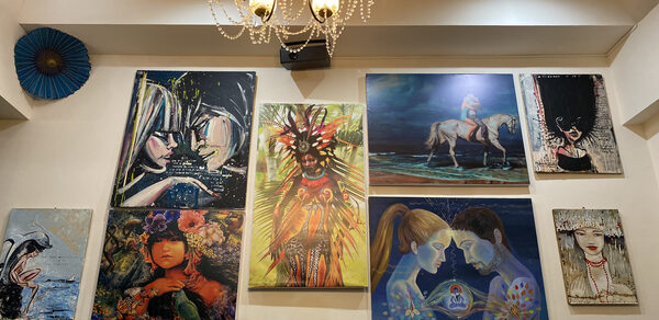 Лофт для вечеринок с коктейльным баром 