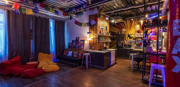 Лофт-апартаменты с кухней и душем 