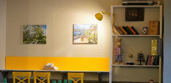 Пространство в светлых тонах