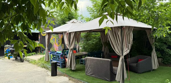 Лофт с верандой и мангалом