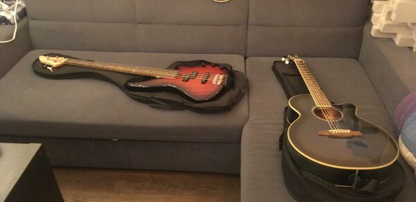 Лофт для репетиций с музыкальными инструментами