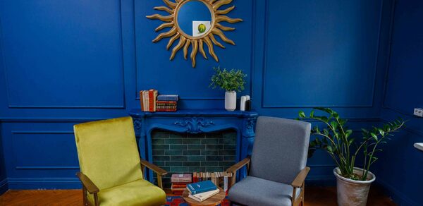 Citrus Hall. Lime кабинет в особняке