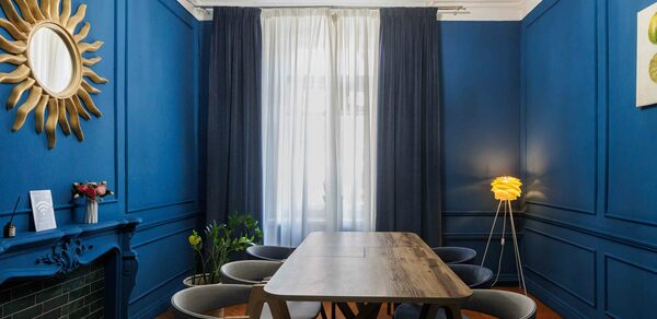 Citrus Hall. Lime кабинет в особняке