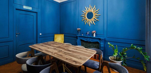 Citrus Hall. Lime кабинет в особняке