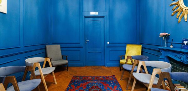 Citrus Hall. Lime кабинет в особняке