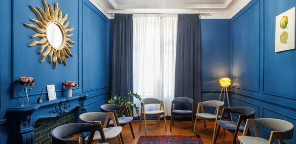 Citrus Hall. Lime кабинет в особняке