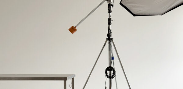 Large bright hall in classical style with a fireplace