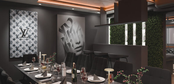 ИглуЛофт. Панорама. Чёрный лофт-зал