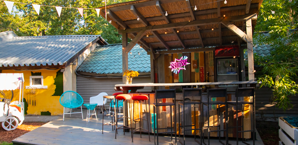 Лофт с территорией под открытым небом