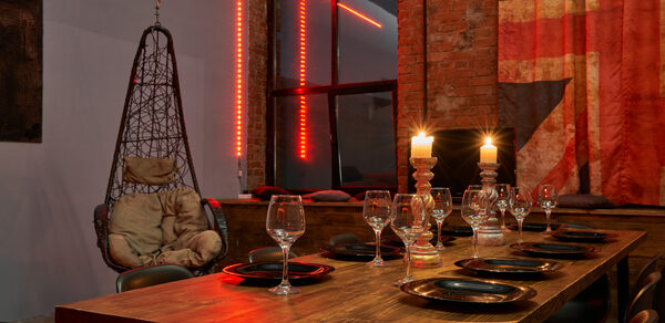 Двухэтажный британский лофт