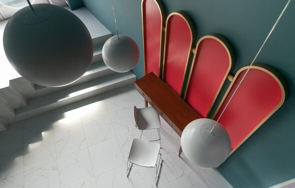 Стильный двухуровневый лофт с панорамным видом