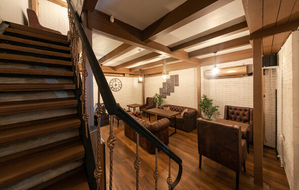 Лофт с каминным залом