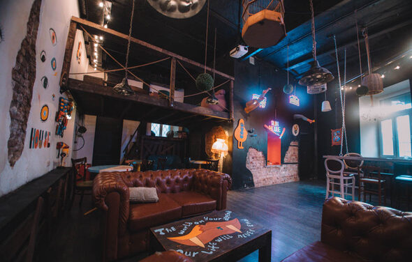Лофт в стиле арт-паба 