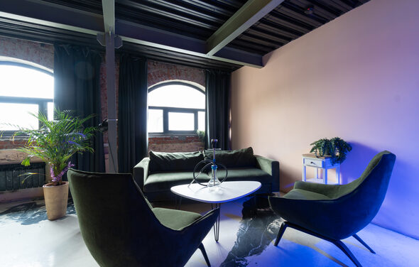 Стилизованный двухэтажный лофт