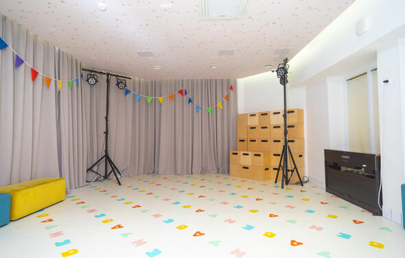 Пространство в пастельных тонах 