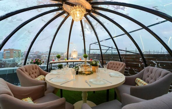 Купол на крыше с панорамным видом